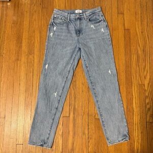 Pistola Straight Leg Light Wash Distressed Jeans - Women’s 27